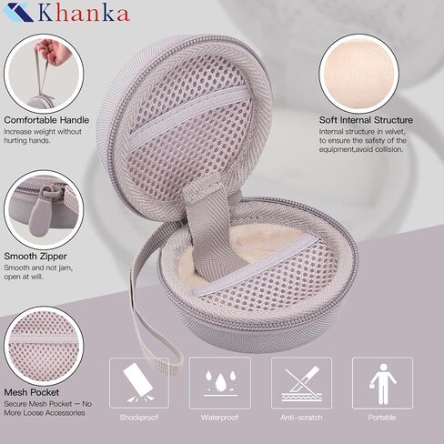 خانكا من أجل anker soundcore sleep a30 a20 earbuds case protection ، علبة السفر الصلبة متوافقة مع براعم الأذن من قطرات الصوتية A30 للنوم ، حالة فقط (أبيض) in Saudi Arabia
