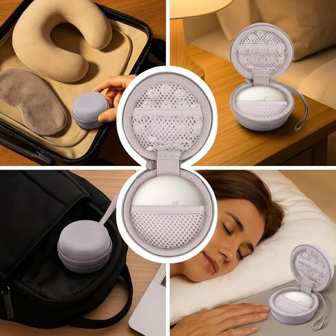 خانكا من أجل anker soundcore sleep a30 a20 earbuds case protection ، علبة السفر الصلبة متوافقة مع براعم الأذن من قطرات الصوتية A30 للنوم ، حالة فقط (أبيض) in Saudi Arabia