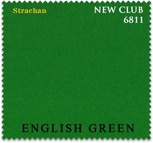 Strachan 6811 New Club Snooker Table Cloth English Green in Saudi Arabia