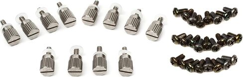 Radial ThumbSet Screws for 500 Series Modules 12-pack + Radial 500 Series Rack Screws - Black (24-pack) Value Bundle in Saudi Arabia
