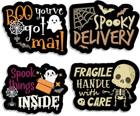 Halloween Business Stickers, Literally Dying for You to See What's Inside Labels, Unboxing Seals for Online Stores, Gift Shops Small Businesses, Dramatic Reveal Design for Packages, 200 PCS in Saudi Arabia