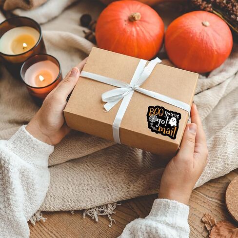 Halloween Business Stickers, Literally Dying for You to See What's Inside Labels, Unboxing Seals for Online Stores, Gift Shops Small Businesses, Dramatic Reveal Design for Packages, 200 PCS in Saudi Arabia