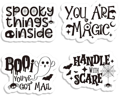 Halloween Business Stickers, Literally Dying for You to See What's Inside Labels, Unboxing Seals for Online Stores, Gift Shops Small Businesses, Dramatic Reveal Design for Packages, 200 PCS in Saudi Arabia