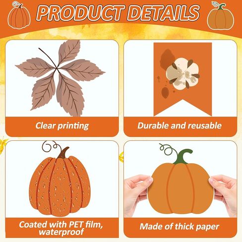 Fall Football Bulletin Board Set Kick Off into Fall Classroom Decorations Sport Themed Paper Cutting Maple Leaves Trim Border Pumpkin Name Tags for Thanksgiving School Classroom Supplies in Saudi Arabia
