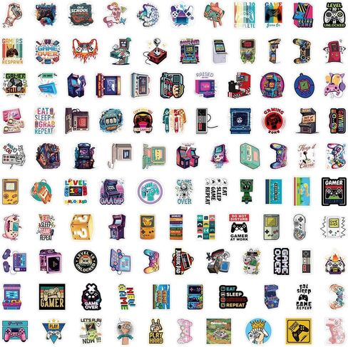 106pcs ملصقات الرياضيات والعلوم - هدايا مضحكة للنساء والرجال ، ملصقات الفينيل لأجهزة الكمبيوتر المحمولة وزجاجات المياه وأجهزة الكمبيوتر المحمولة in Kuwait
