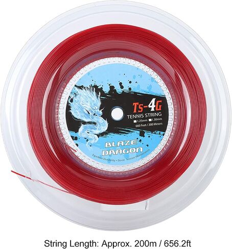 Alomejor 200m Polyester Tennis Strings Replacement for Rackets - High Strength 1.25mm in Saudi Arabia