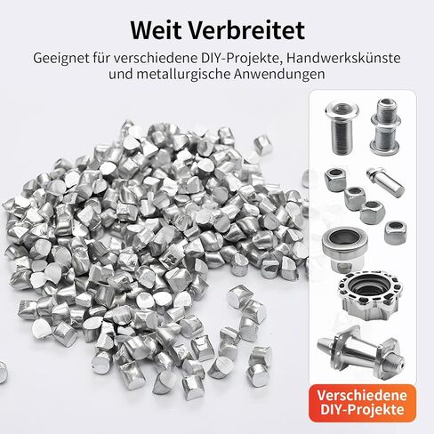 1.1Pound High Purity 99.6% Raw Aluminum Pellets,Aluminum Ingot for Metal Casting,Metal Melting,DIY,Chemical Reactions in Saudi Arabia