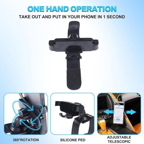 حامل هاتف السيارة لـ Corvette C7 2014-2019 Center Center Censole Console Molede Sipperial Silede Mobile Mobile For Car Fit for iPhone Android والهواتف الذكية العالمية (أ) in Saudi Arabia