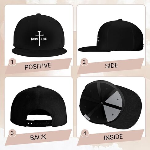 Baseball Cap Hip Hop Snapback Hat Brim Panel Unisex Dad Caps Flat Classic Adjustable Style Hats for Men Women White in Saudi Arabia