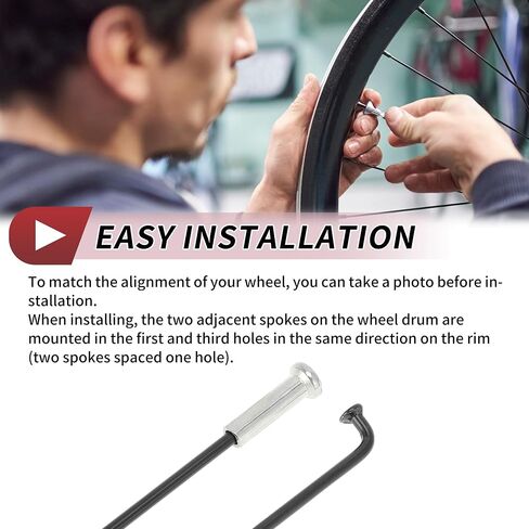 14G J Bend المتحدث باسم الدراجة 14G 220 مللي متر طول المتحدث عجلة الدراجة مع الحلمة ل المتحدث عجلة MTB أسود 45 الصلب 36 مجموعة in Kuwait