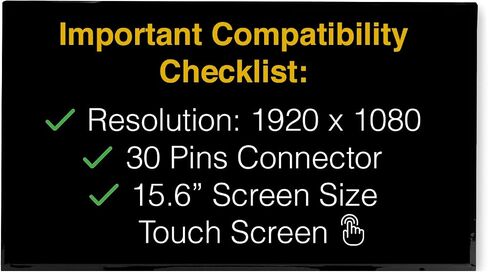 شاشة بديلة لـ Dell Latitude 15 3520 30 دبابيس FHD 1920x1080 شاشة LCD Matte مع أدوات وشريط in Kuwait