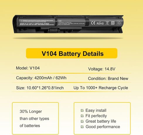 M5Y1K 4200mAh 62Wh Laptop Battery for Dell Inspiron 14/15/17 3000/5000 Series 5555 5758 3551 | Vostro 3458 3558 & Latitude 3460 3560 | P51F/P63F/P47F High-Capacity Li-ion Replacement in Saudi Arabia