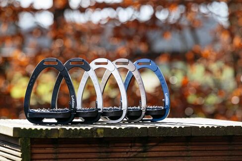 LeMieux Vector Control Stirrup - New Generation - Spring Loaded Hinged Arm - Cross Track Grip Surface in Saudi Arabia