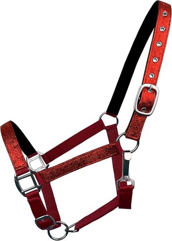 Neoprene Lined Nylon Adjustable Halter w/Glitter Overlay in Saudi Arabia