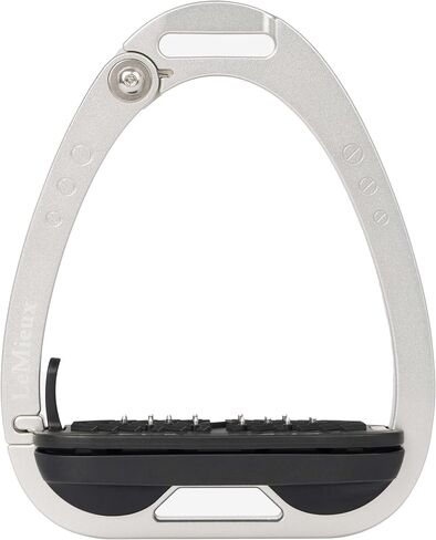 LeMieux Vector Control Stirrup - New Generation - Spring Loaded Hinged Arm - Cross Track Grip Surface in Saudi Arabia