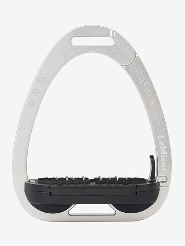 LeMieux Vector Control Stirrup - New Generation - Spring Loaded Hinged Arm - Cross Track Grip Surface in Saudi Arabia
