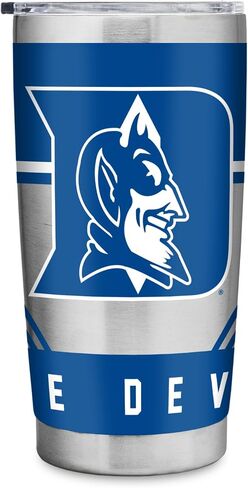 Rico Industries NCAA Duke Blue Devils Standard 20oz Stainless Steel Tumbler with Lid - Great for Coffee, Tea, Water or Cocktails in Saudi Arabia