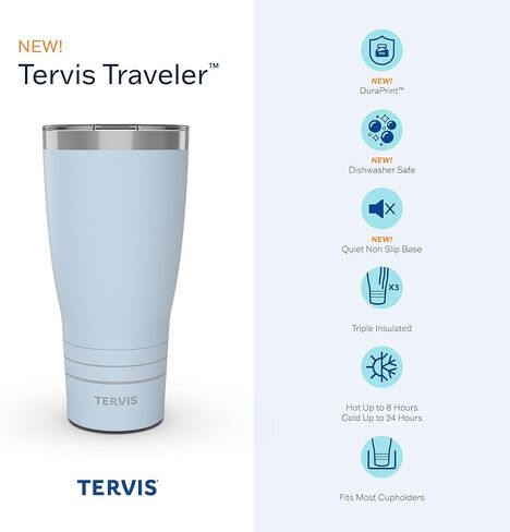 Tervis Traveler Oklahoma Sooners - MVP Triple Walled Insulated Tumbler Travel Cup Keeps Drinks Cold & Hot, 20oz, Stainless Steel in Saudi Arabia