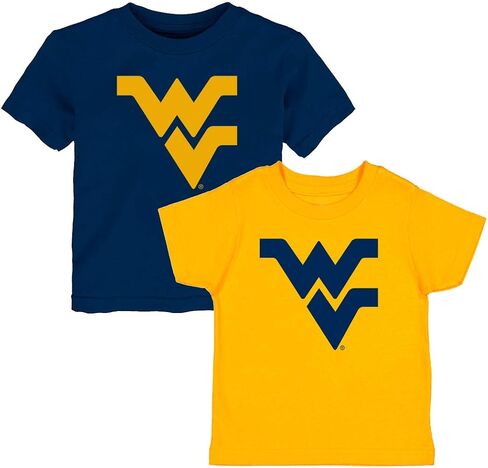 تيشيرتات للأطفال الرضع/الأطفال الصغار بشعار Home and Away من West Virginia Mountaineers - عبوة من قطعتين in Saudi Arabia