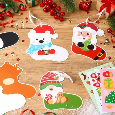 Fuutreo 48 Packs Summer Craft Kits Make Your Fish Tank Stickers DIY Ocean Animals Craft تحت ملصقات البحر للأنشطة الفنية الصيفية. in Saudi Arabia