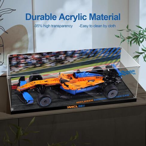 Clear Acrylic Display Case for Lego 42206 Oracle Red Bull Racing RB20 F1 Car– Dust-Proof Protective Showcase Box (Lego Set NOT Included) in Saudi Arabia