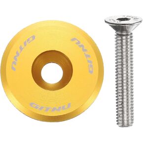 HARFINGTON Bike Headset Stem Top Cap Aluminum Alloy Cycling Headset Cover Stem with Bolt for MTB Road Mountain Bicycle in Saudi Arabia