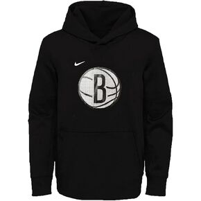 Brooklyn Nets Youth Logo Performance Pullover Fleece Hoodie in Saudi Arabia