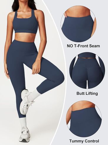 Hidden Scrunch Workout Leggings for Women High Waisted Butt Lifting Tummy Control Gym Yoga Pants in Saudi Arabia