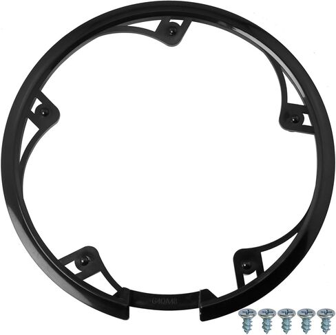48 Teeth 10cm 5 Holes Bicycle Bike Crankset Chain Wheel Cover Adjacent Hole Spacing 10cm/3.94in Mountain Bike Chainring Cover Black 5 Screws in Saudi Arabia