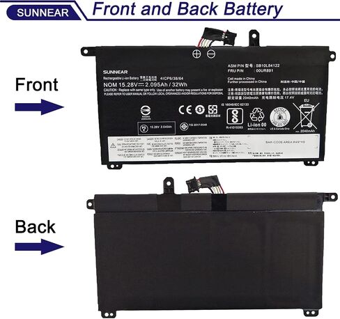 L17C4P71 01AV475 SB10K97624 استبدال بطارية الكمبيوتر المحمول لـ Lenovo ThinkPad X1 Yoga 3rd Gen Series 3520MAH L17M4P71 in Saudi Arabia