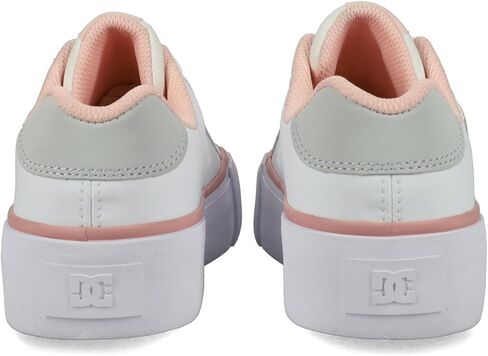 DC Shoes Women's Chelsea Platform Sneaker, Black/Pink/Leopard, 7.5 in Saudi Arabia