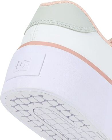DC Shoes Women's Chelsea Platform Sneaker, Black/Pink/Leopard, 7.5 in Saudi Arabia