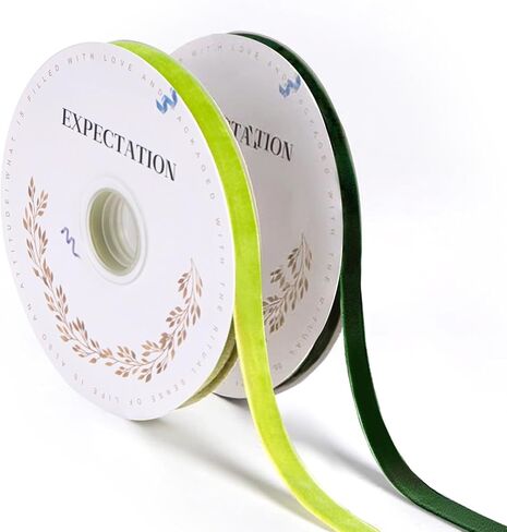 مجموعة الشريط الأحمر المخملي 5/8 "× 30 ياردة (15y*2) in Kuwait