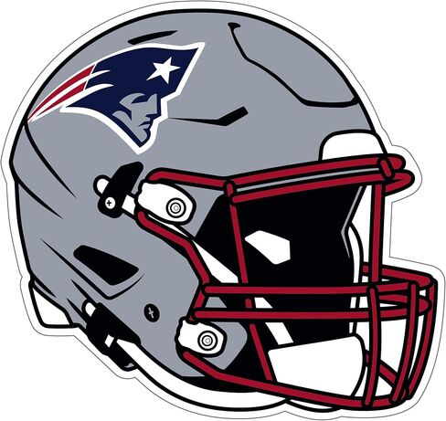 Siskiyou Sports NFL New England Patriots Helmet Auto Decal, Team Colors, One Size in Saudi Arabia