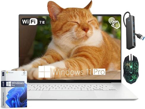 ASUS Zenbook S 16 Laptop, 16" 3K OLED Touchscreen Laptops Computer, AMD 10-core Ryzen AI 9 365, 24GB DDR5 • 1TB SSD • WiFi 7, Backlit KB, Win 11 Pro w/Copilot, Seibosfy in Saudi Arabia