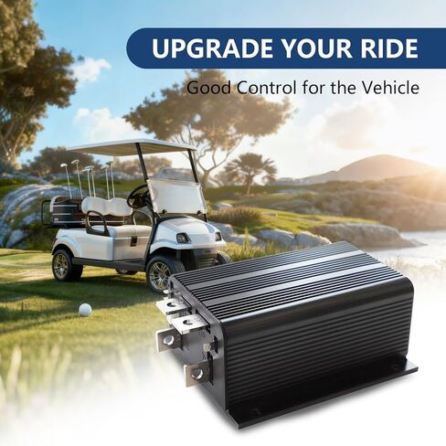 وحدة تحكم عربة الجولف 1204-027، وحدة تحكم في السرعة 36 فولت 275 أمبير لسيارة Club Car DS، EZGO Marathon (1980-1994)، وحدات تحكم Club Car وEZGO المتوافقة مع Curtis، رقم الجزء 20972G1، نوع الخانق 0-5K in Kuwait