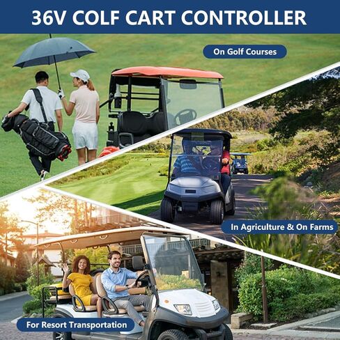 وحدة تحكم عربة الجولف 1204-027، وحدة تحكم في السرعة 36 فولت 275 أمبير لسيارة Club Car DS، EZGO Marathon (1980-1994)، وحدات تحكم Club Car وEZGO المتوافقة مع Curtis، رقم الجزء 20972G1، نوع الخانق 0-5K in Kuwait