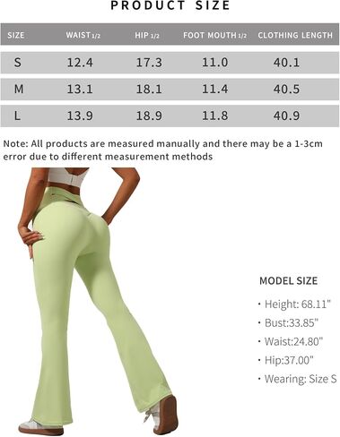 Women Yoga Pants High Waist Flared Leggings with Tummy Control for Gym Running and Yoga in Saudi Arabia
