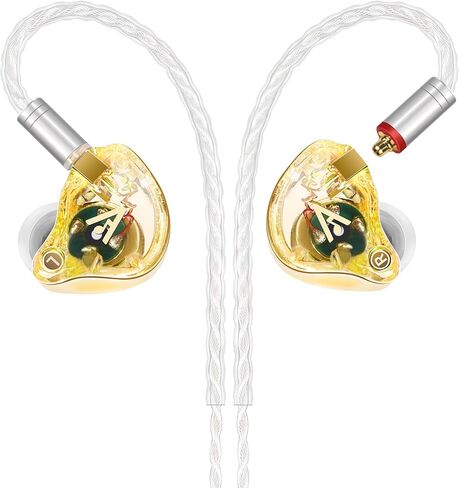 Vibes 202MC USB-C Wired Earbuds - HiFi in Ear Headphones - USBC for iPhone 16/15 - Noise-Isolating Ear Buds w/ Mic - Clear Sound, Deep Bass & Comfort-Fit Earphones - Silver Plated Cord, Carrying Case in Kuwait