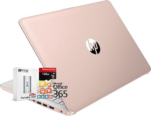 HP 14 "HD Thin and Light Ludop ، معالج Intel N150 (Beat N4120) ، ذاكرة الوصول العشوائي 16 جيجا بايت ، تخزين 256 جيجابايت (128 جيجا بايت UFC+128GB microSD) ، Office 365 1 سنة ، Copilot AI ، WiFi 6 ، BT 5.4 ، W/128GB PSD ، WIND1 S ، Willow in Saudi Arabia