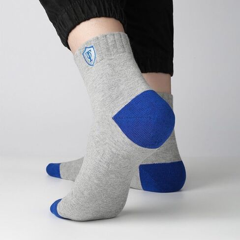3pairs Random Color Fashion Men Sport Socks Breathable Soft Anti-slip Socks High Elastic Middle Tube Sport Sock, 22cm length in Saudi Arabia