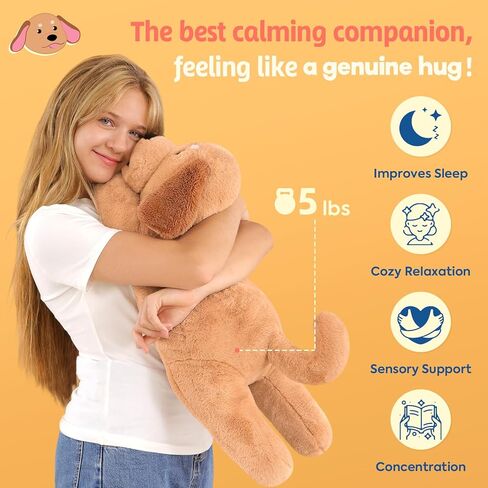 Peach Cat 25.6 بوصة 5 رطل حيوانات محشو بالحيوانات المحشوة كبيرة الفخامة ذات الأجزاء الناعمة المرجحة ألعاب الوسادة الجسم للبالغين in Kuwait