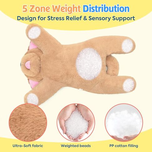 Peach Cat 25.6 بوصة 5 رطل حيوانات محشو بالحيوانات المحشوة كبيرة الفخامة ذات الأجزاء الناعمة المرجحة ألعاب الوسادة الجسم للبالغين in Kuwait