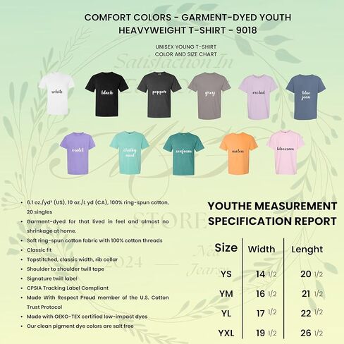 Personalized Name Gymnastics Vault Floor Bars Beam Comfort Colors T-Shirt – Custom Gymnastics Shirt for Girls, Gymnast Gift, Youth & Adult Sizes White in Saudi Arabia