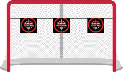 Ealer 26 ″ Triangle Hockey Passer Rebounder-22 ″ × 22 ″ سطح الارتداد ｜ 3 طفرات جليدية قابلة للتراجع ｜ مدرب فولاذي شاق ｜ زاوية متعددة القابلة للتعديل ｜ مجموعة سهلة ｜ محمولة على/إيقاف تشغيل الباك. in Kuwait