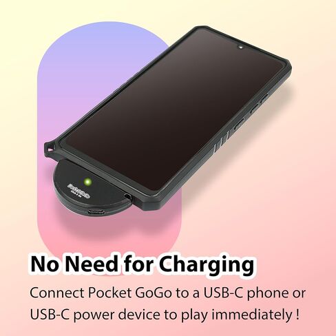 Pocket GoGo - Ultimate Auto-Catcher | Black/Red | USB-C Plug-and-Play, No Charging, Catches Pocket Monster & Spins Stops (Black) in Saudi Arabia