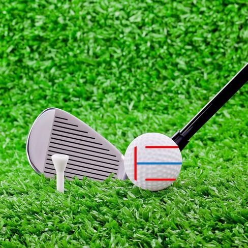Golf Ball Liner, 1 Set Golf Line Marking Drawing Stencils Golf Ball Marker Alignment Tool for Golfer, Black in Saudi Arabia