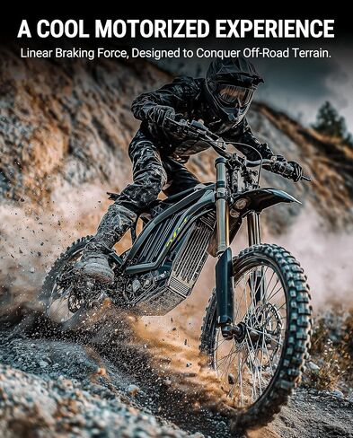 دوار فرامل قرص خلفي عائم (220 مم)، قلب من الألومنيوم للطائرة، دوارات فرامل MTB من الفولاذ المقاوم للصدأ مع 6 فتحات، سمك 2.3 مم، لـ Sur-Ron Light Bee X LBX، Segway X160/X260 (خلفي) in Kuwait