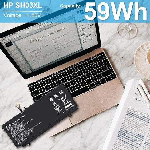 tree.nb sh03 sh03xl sh03057xl بطارية لـ HP Specter X360 13 W023DX 13-W0XX 13-W013DX Bare 859026-421 859356-855 TPN-Q178 in Kuwait