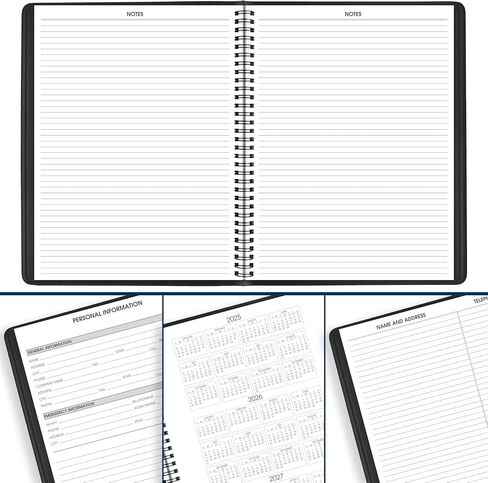 AT-A-GLANCE 2026 Appointment Book Planner, Weekly, 8-1/4" x 11", Large, Easy Viewing Large Print, Black (70LP010526) in Saudi Arabia